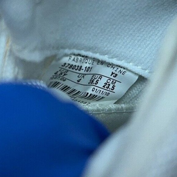 Nike Air Jordan 11 Retro GS Silver White Anniversary 378038-101 Youth Size 4.5Y - Picture 8 of 10